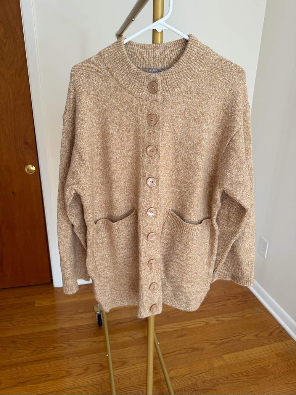 J. Crew relaxed Milano stitch cardigan